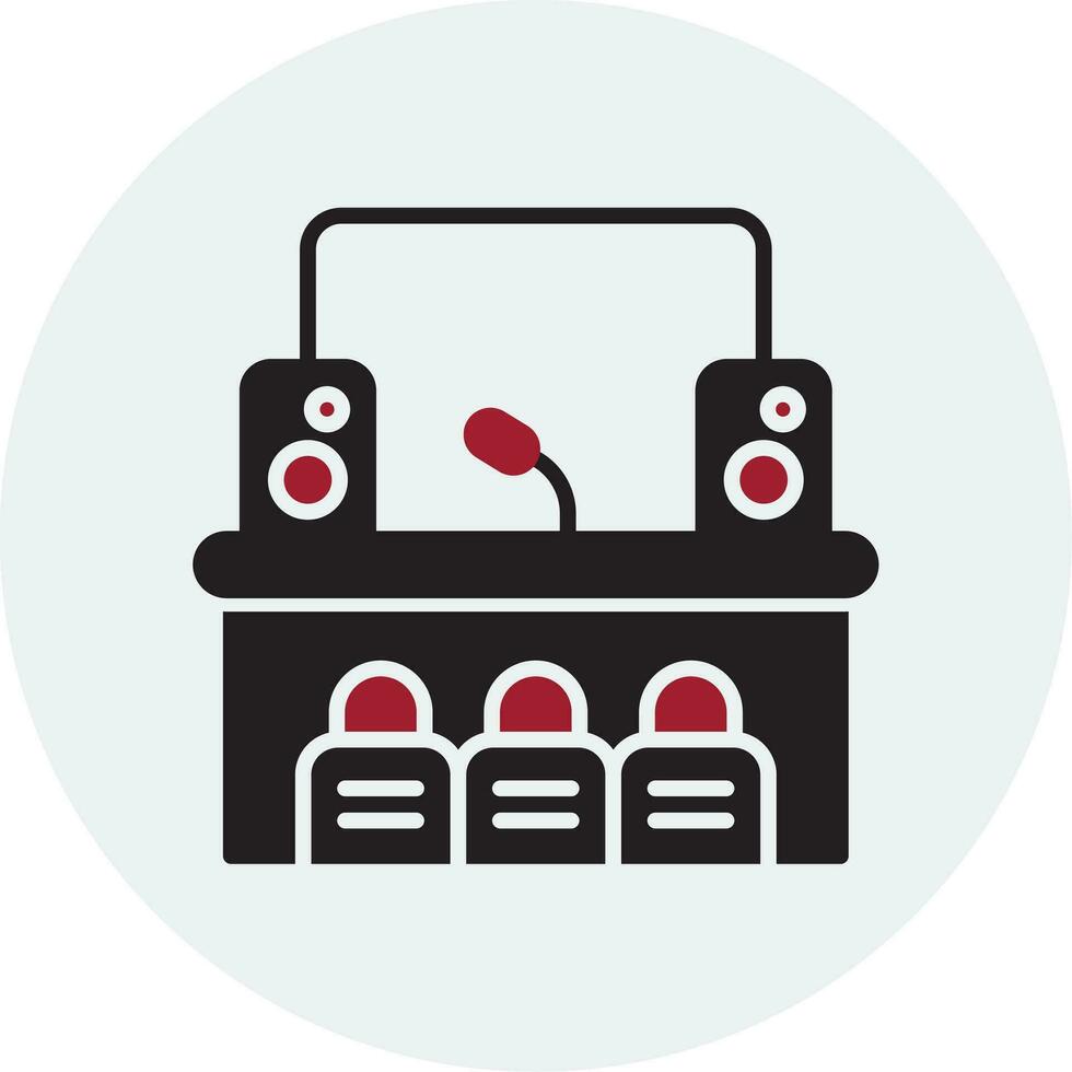Stage Vector Icon
