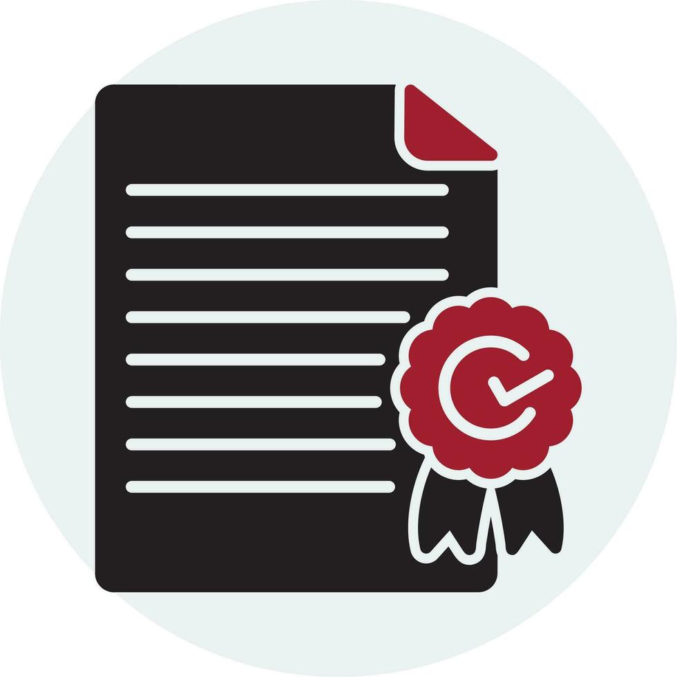 certificate Vector Icon