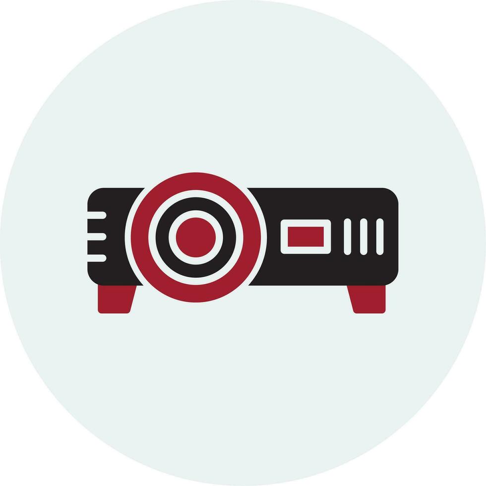 icono de vector de proyector