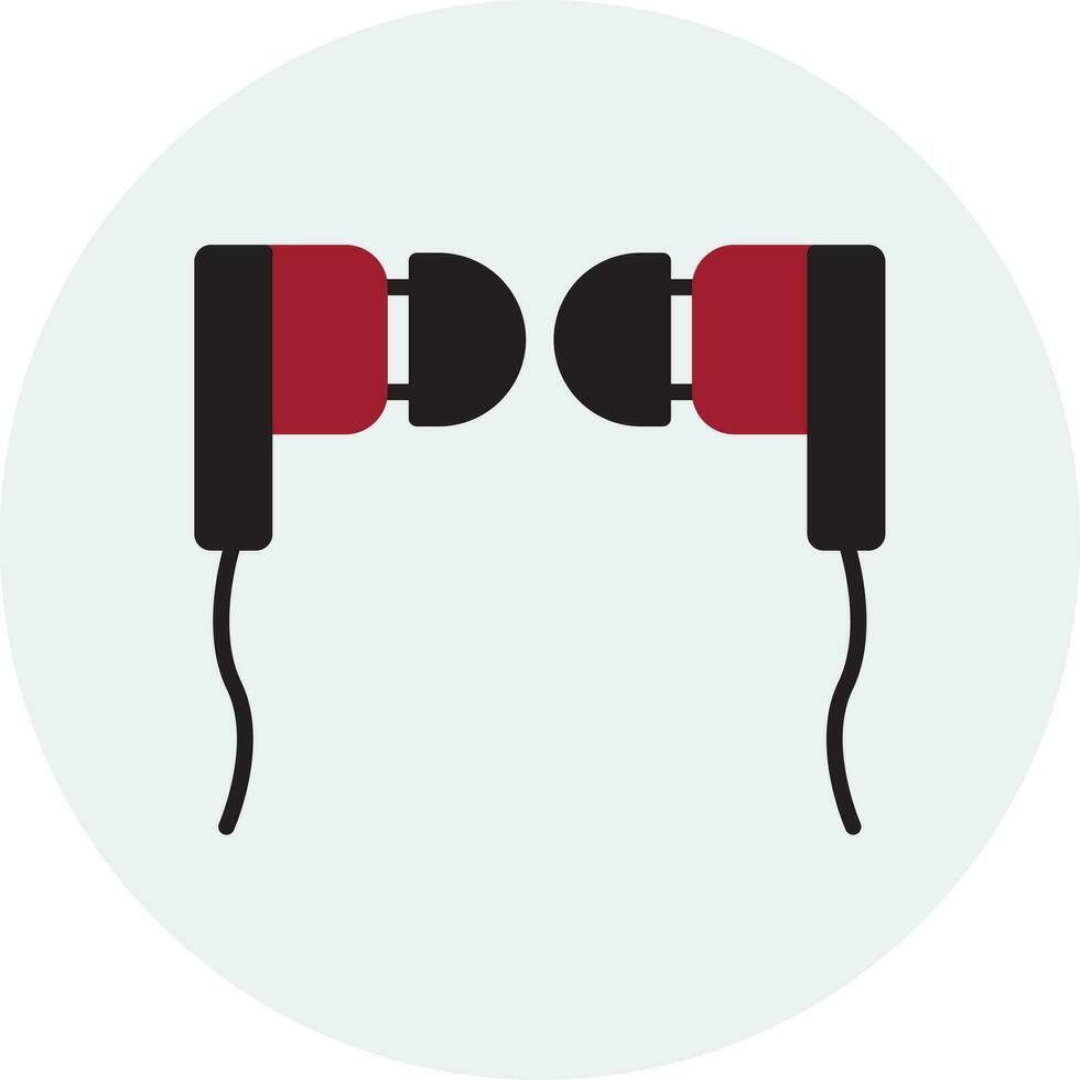 icono de vector de auriculares