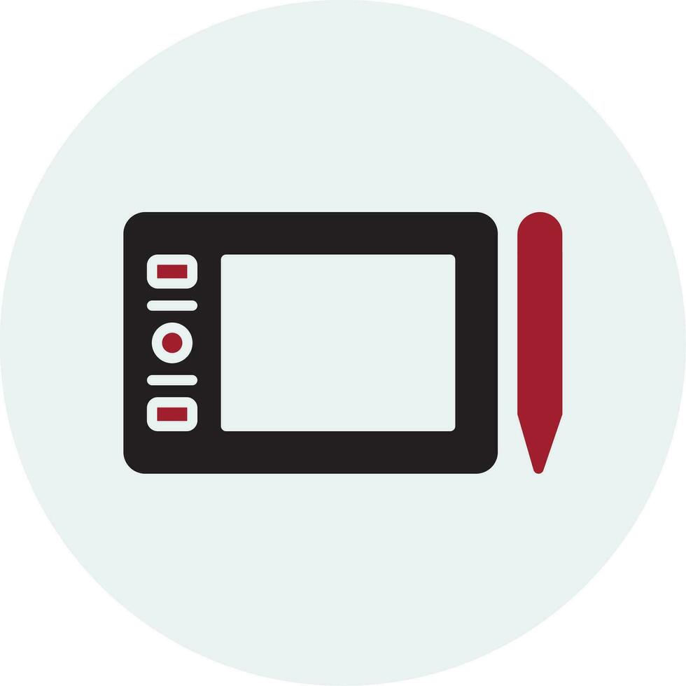 Graphic Tablet Vector Icon