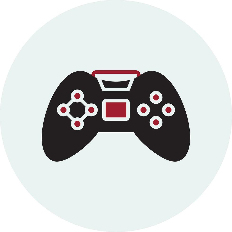 icono de vector de controlador de juego