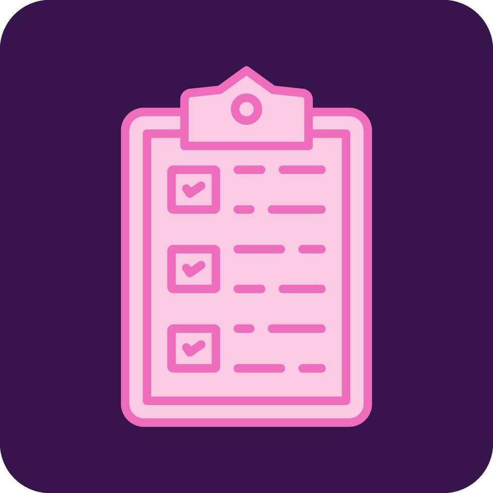 Checklist Vector Icon