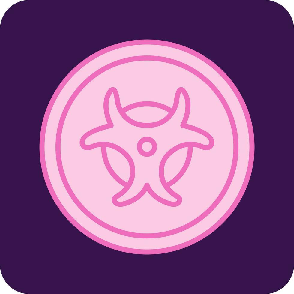 Biohazard Sign Vector Icon