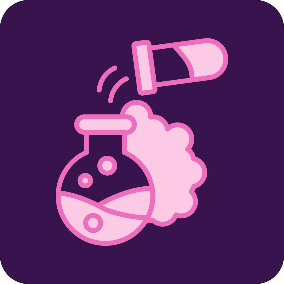 Chemical Reaction Vector Icon