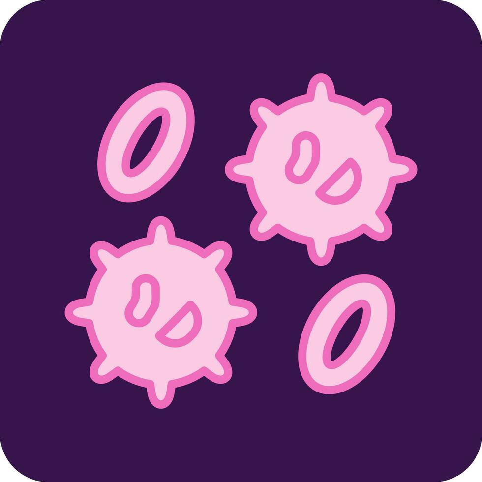 White Blood Cell  Vector Icon