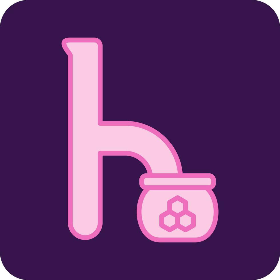 Small H Vector Icon