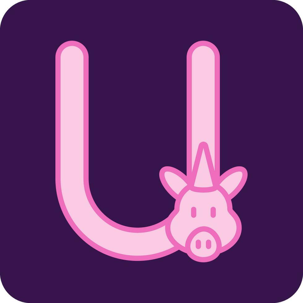 Capital U Vector Icon