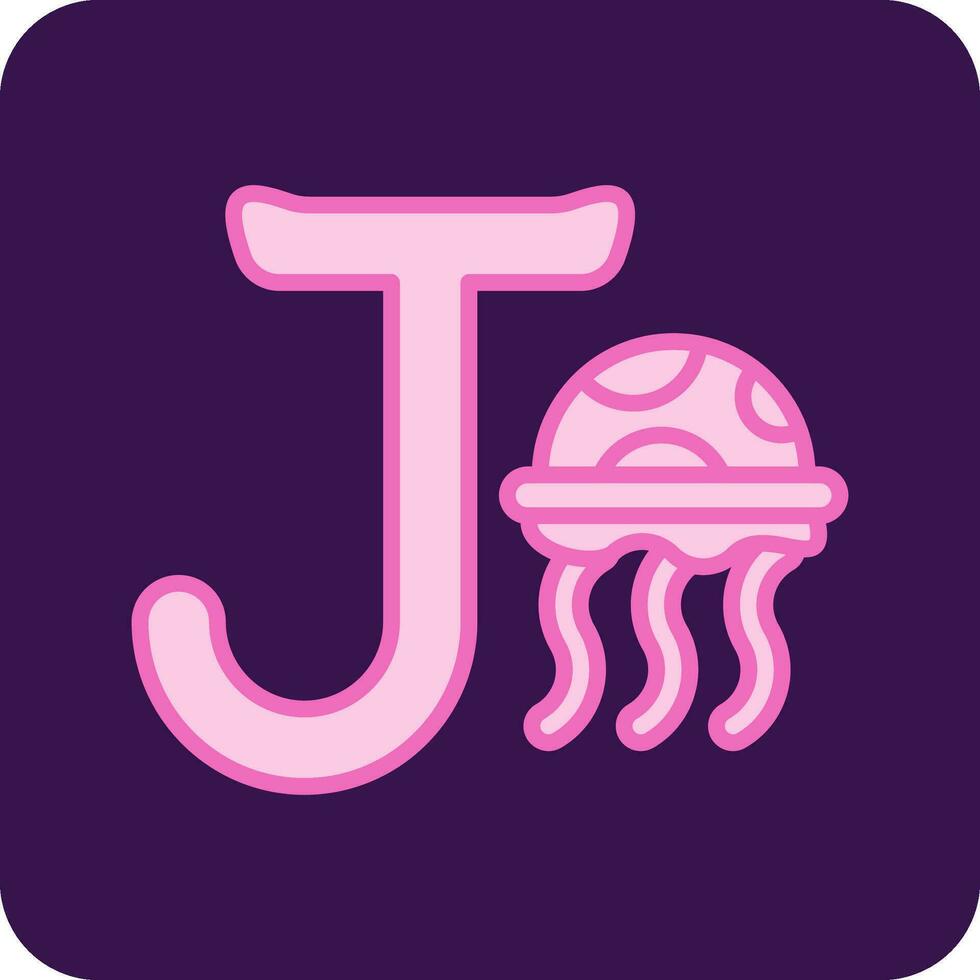 Capital J Vector Icon