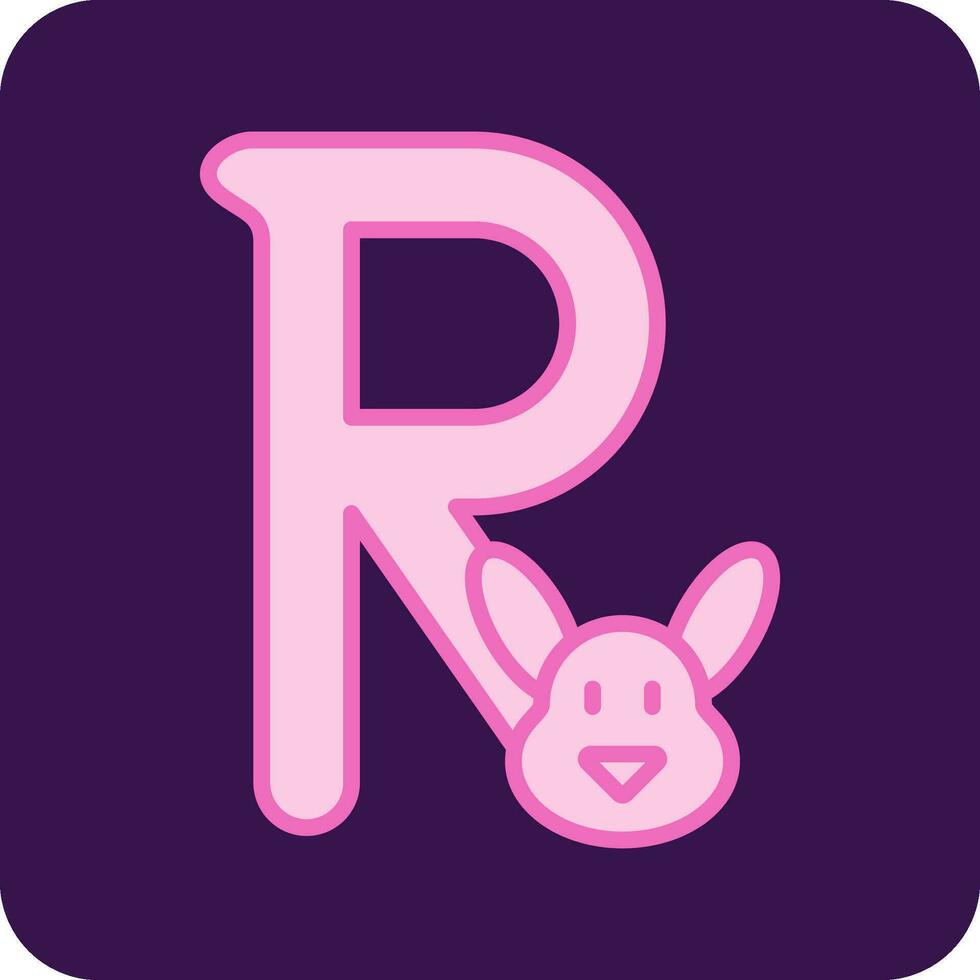 Capital R Vector Icon
