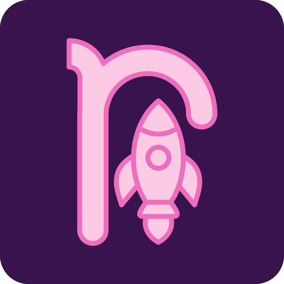 Small R Vector Icon