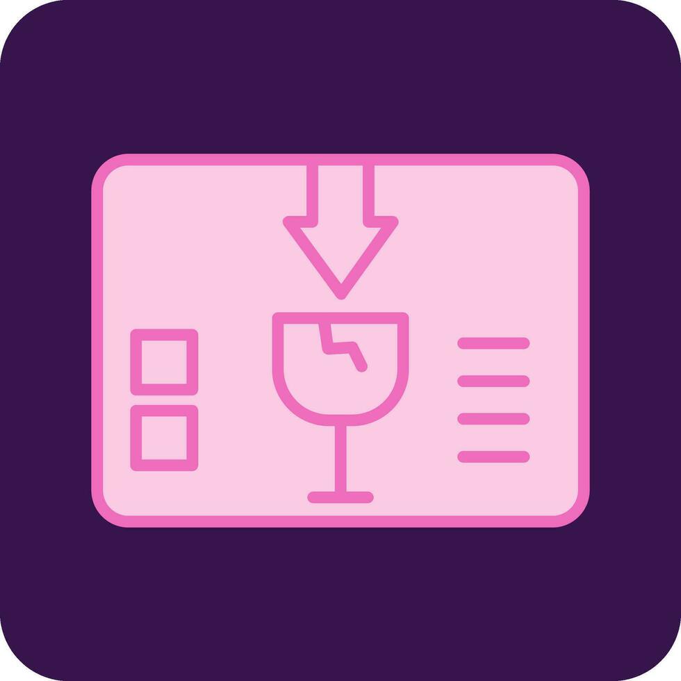 Fragile Vector Icon