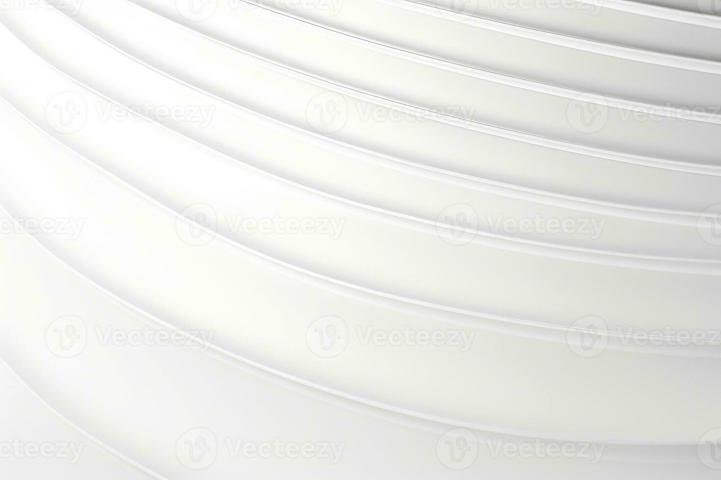 Abstract white soft waves background, Generative AI illustration photo