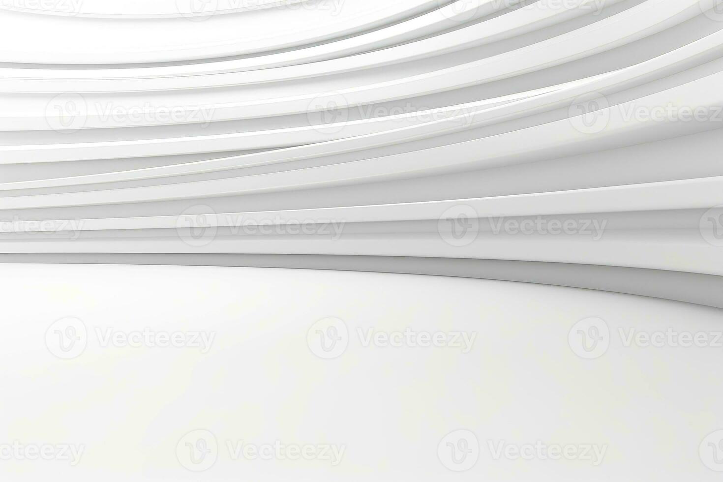 Abstract white soft waves background, Generative AI illustration photo