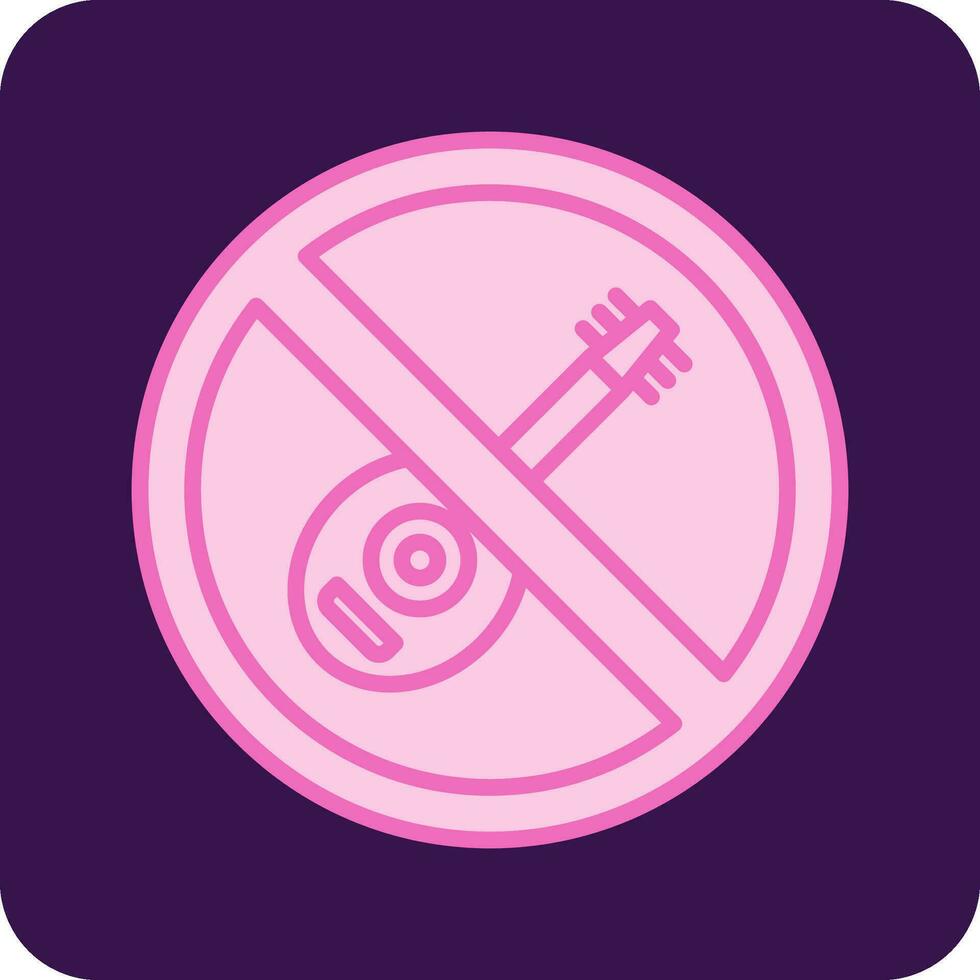 No Lute Vector Icon