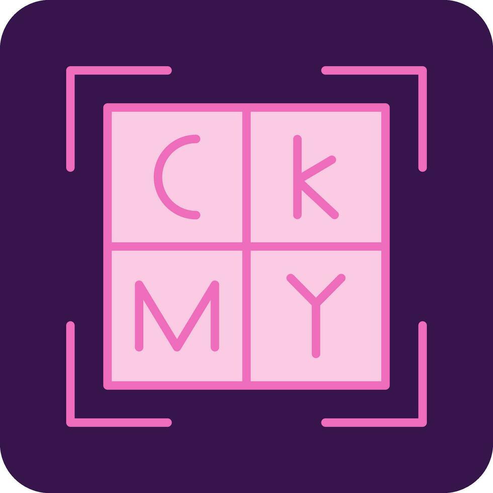 Cmyk Vector Icon