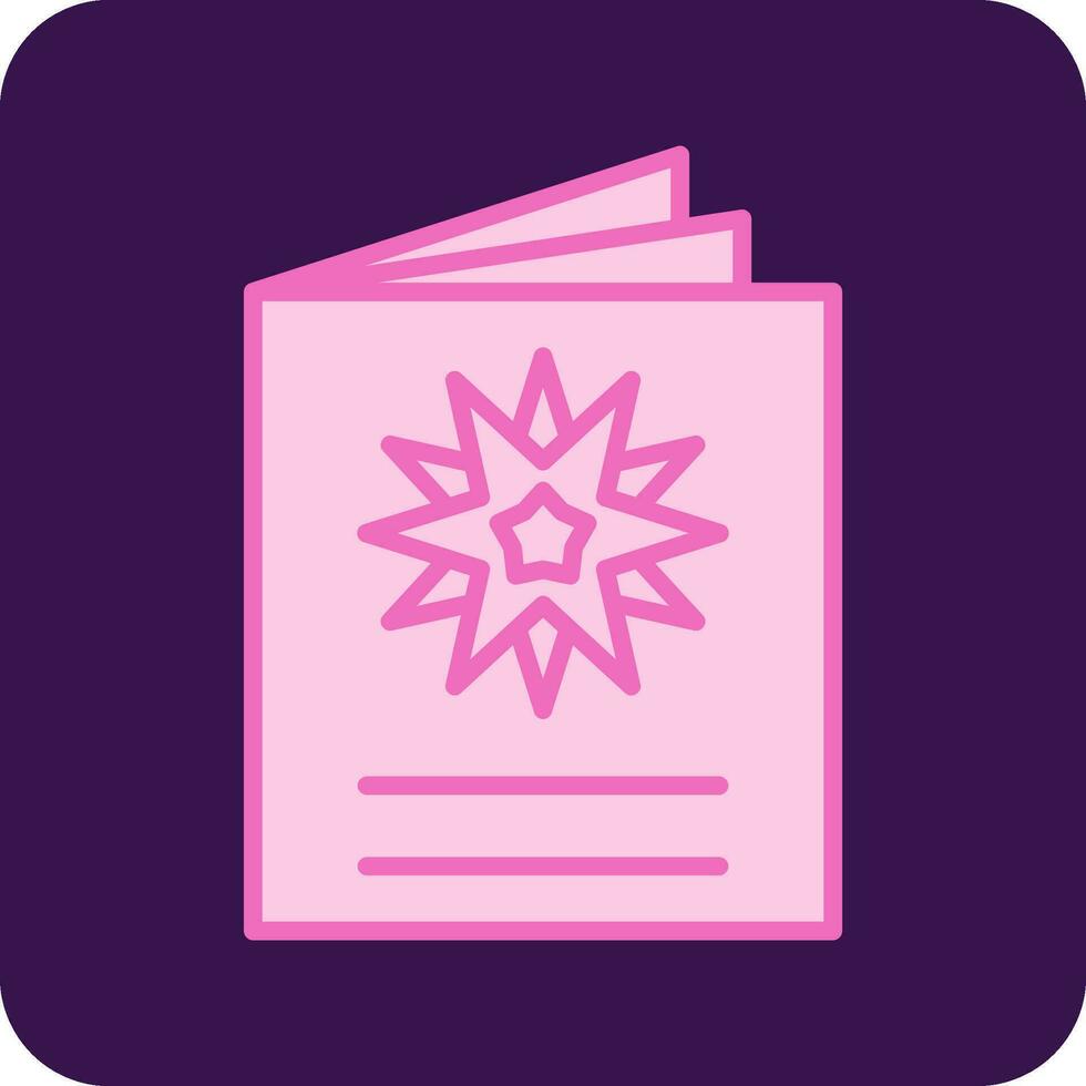 Greeting Card Vector Icon