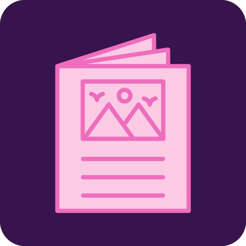 Brochure Vector Icon