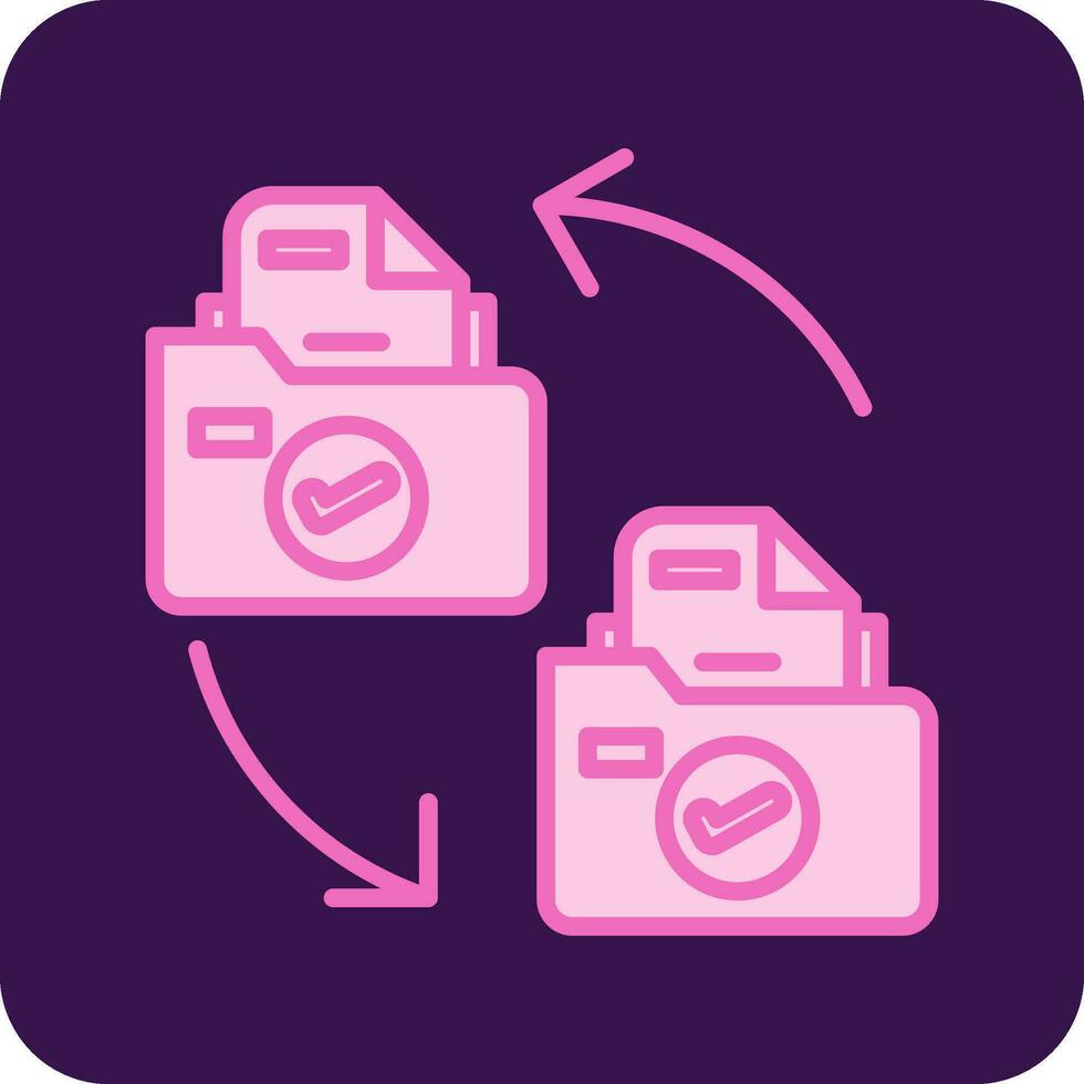 Folder Management Vector Icon