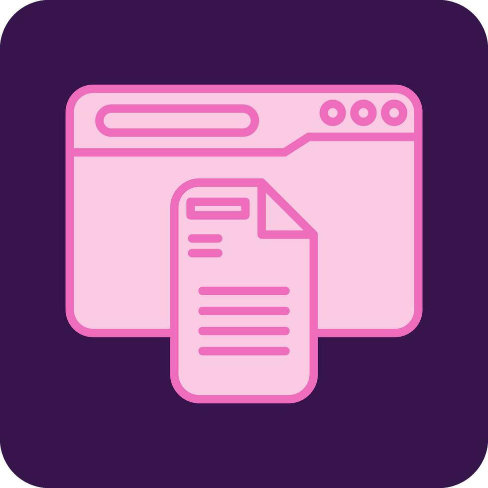 Document Vector Icon