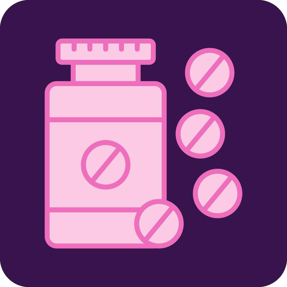 Aspirin Vector Icon