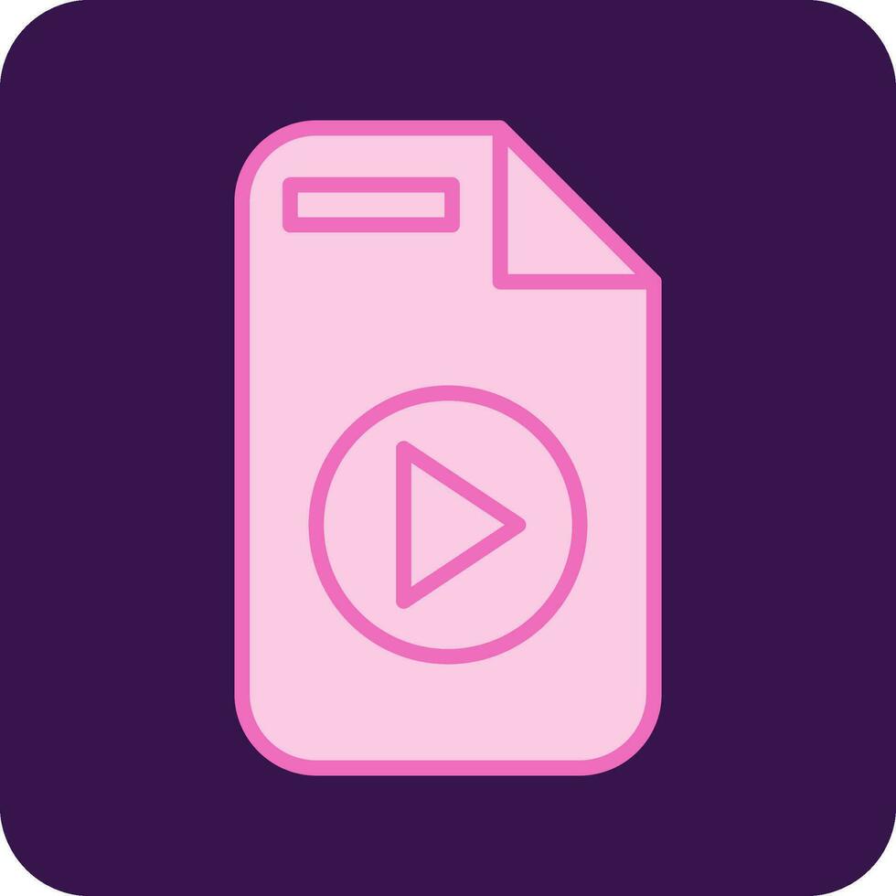Video File Vector Icon