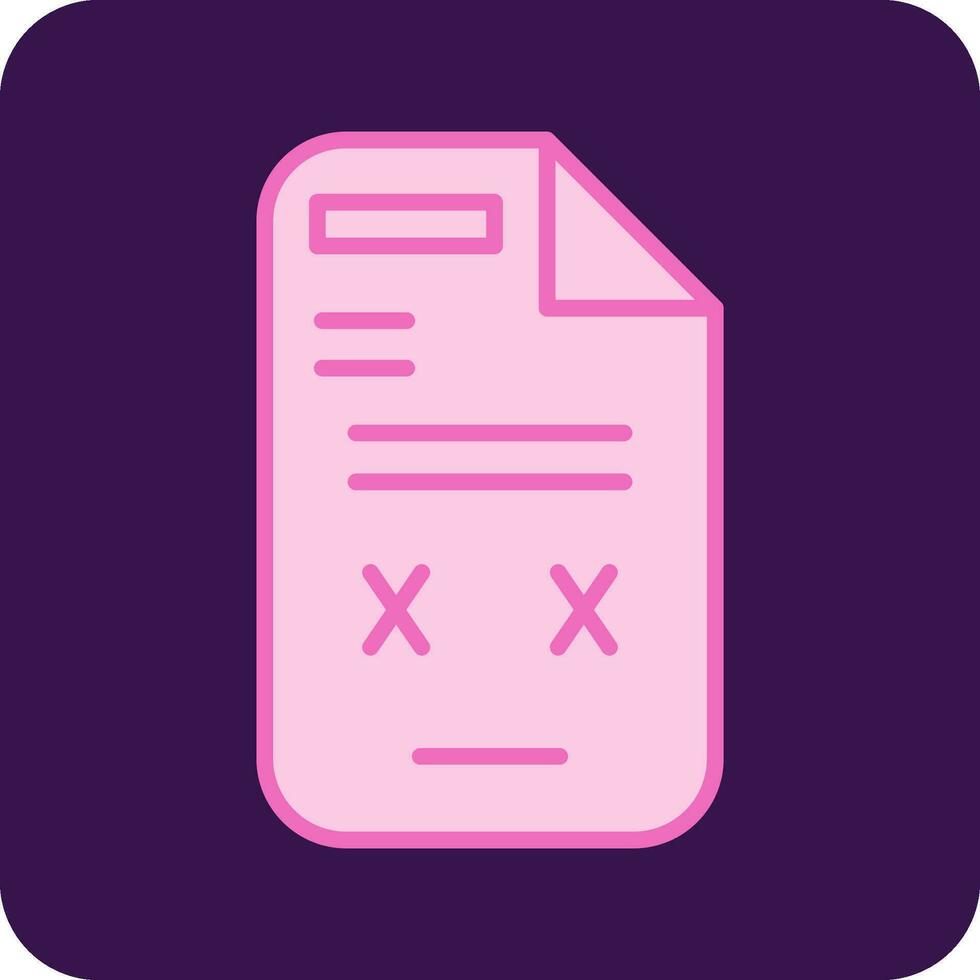 Document Vector Icon