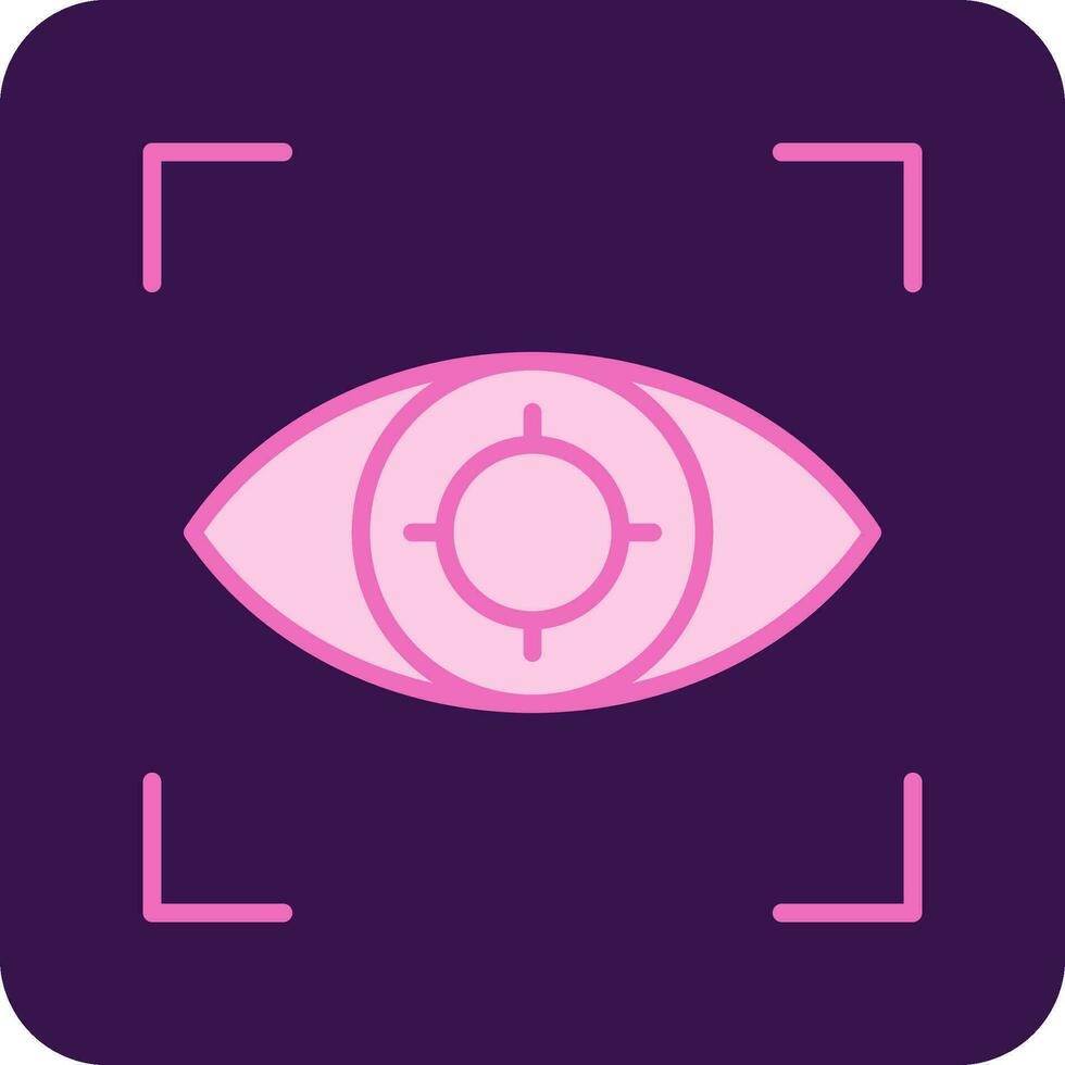 Eye Tracking Vector Icon