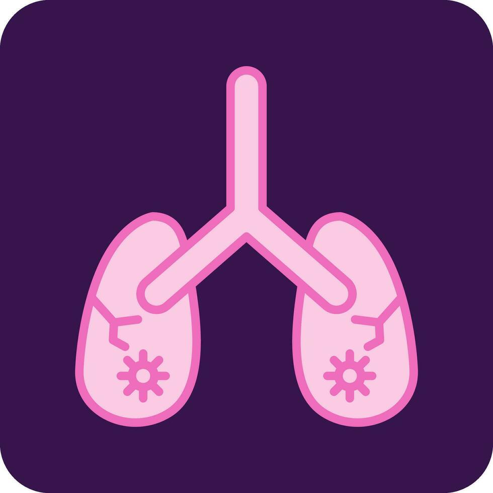 Lungs Vector Icon