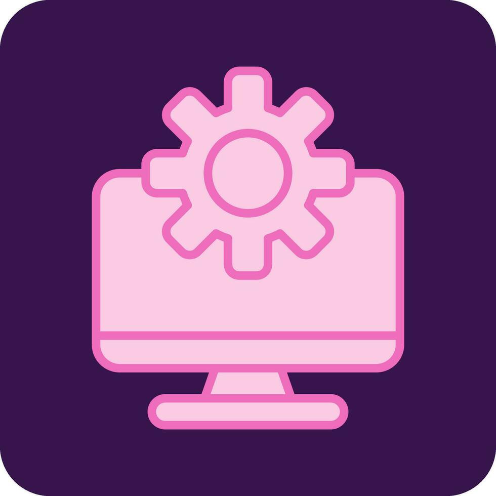 Computer Vector Icon