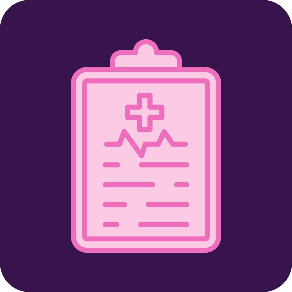 Medical Report Vector Icon