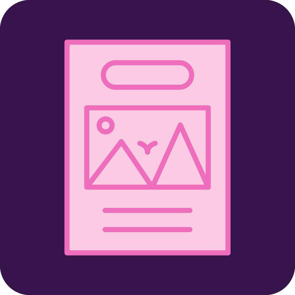Posters Vector Icon