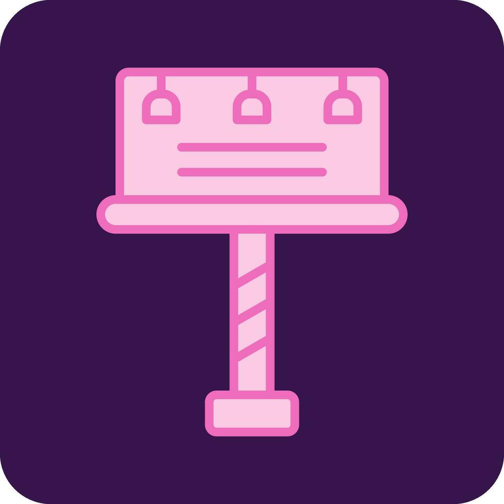 Billboard Vector Icon