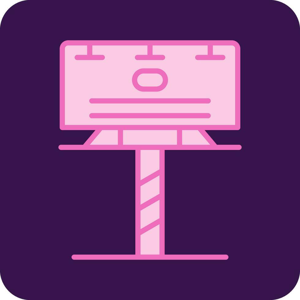 Billboard Vector Icon