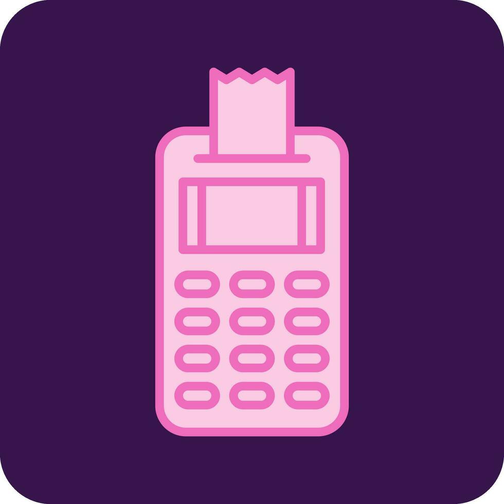 Pos Terminal Vector Icon