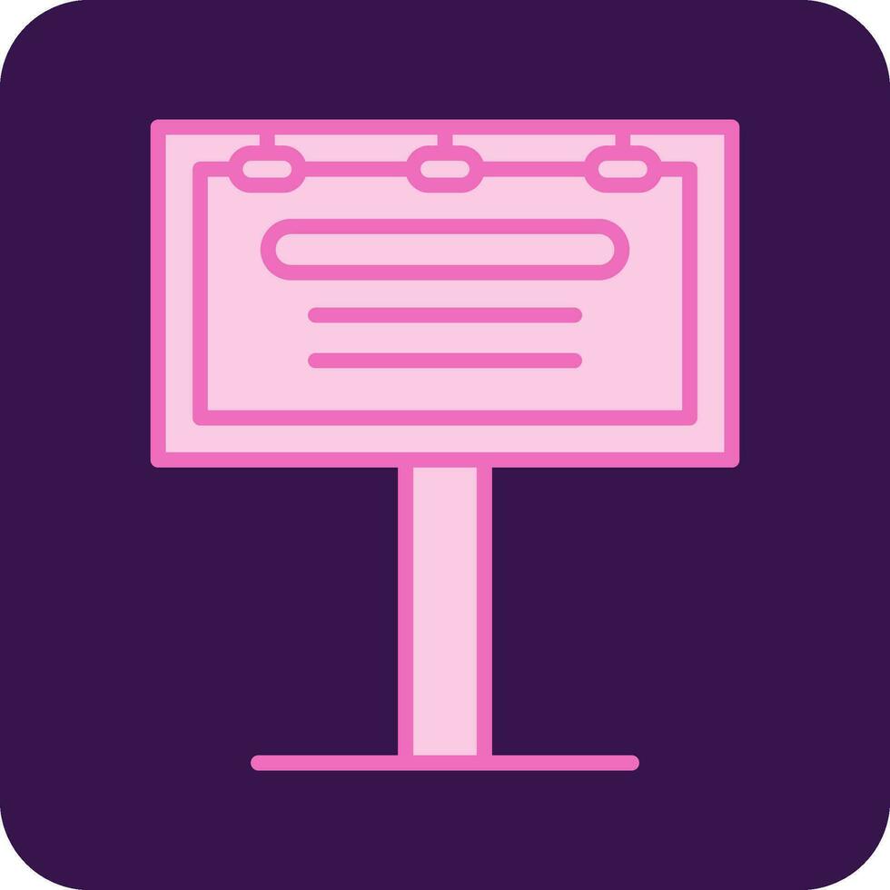 Billboard Vector Icon