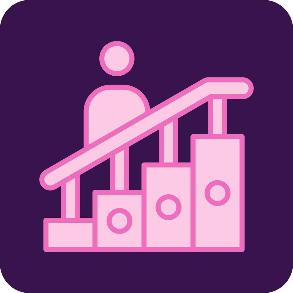 Escalator Vector Icon