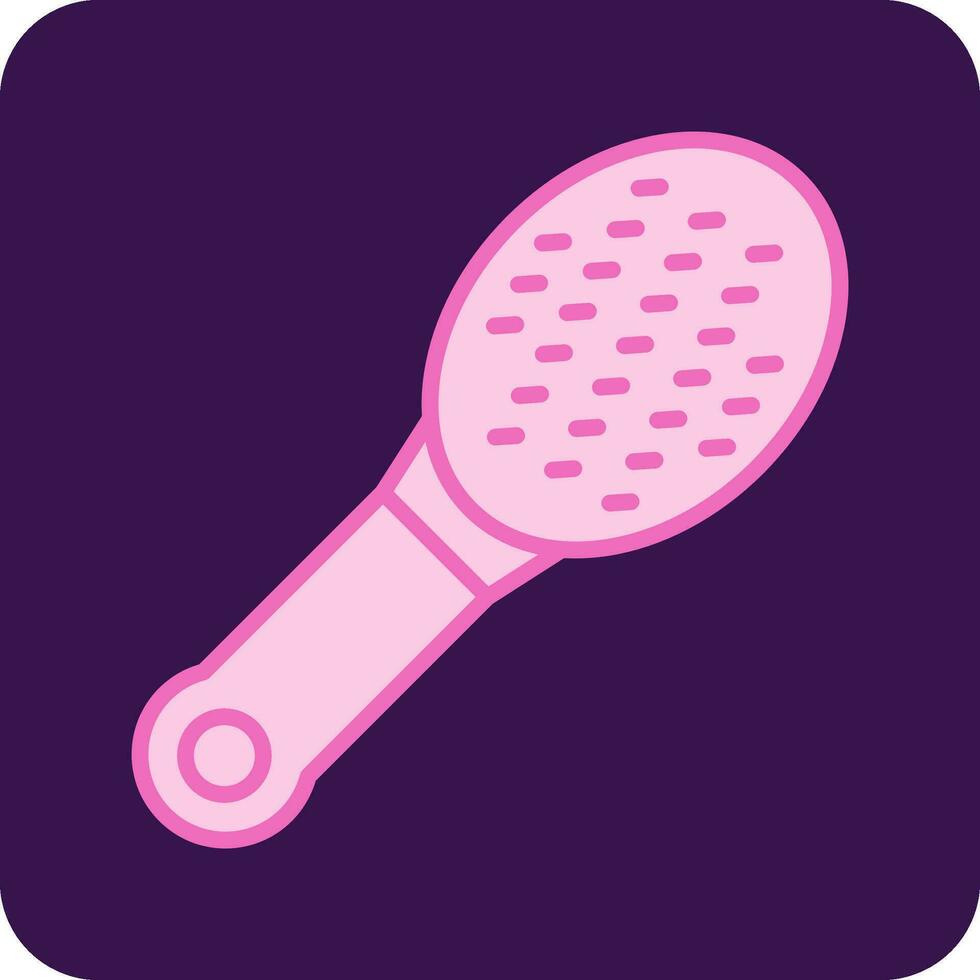 Hair Brush Vector Icon