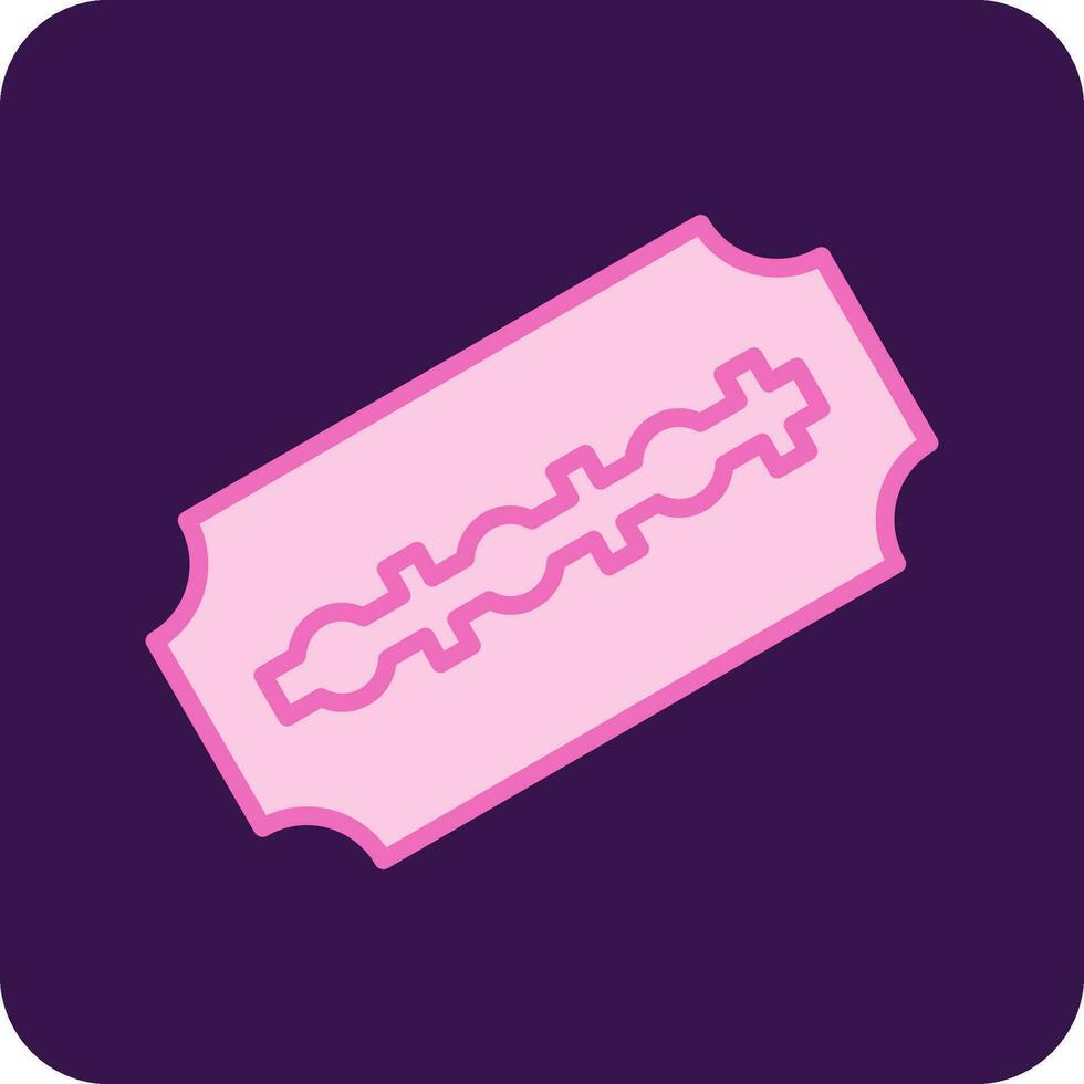 Razor Blade Vector Icon