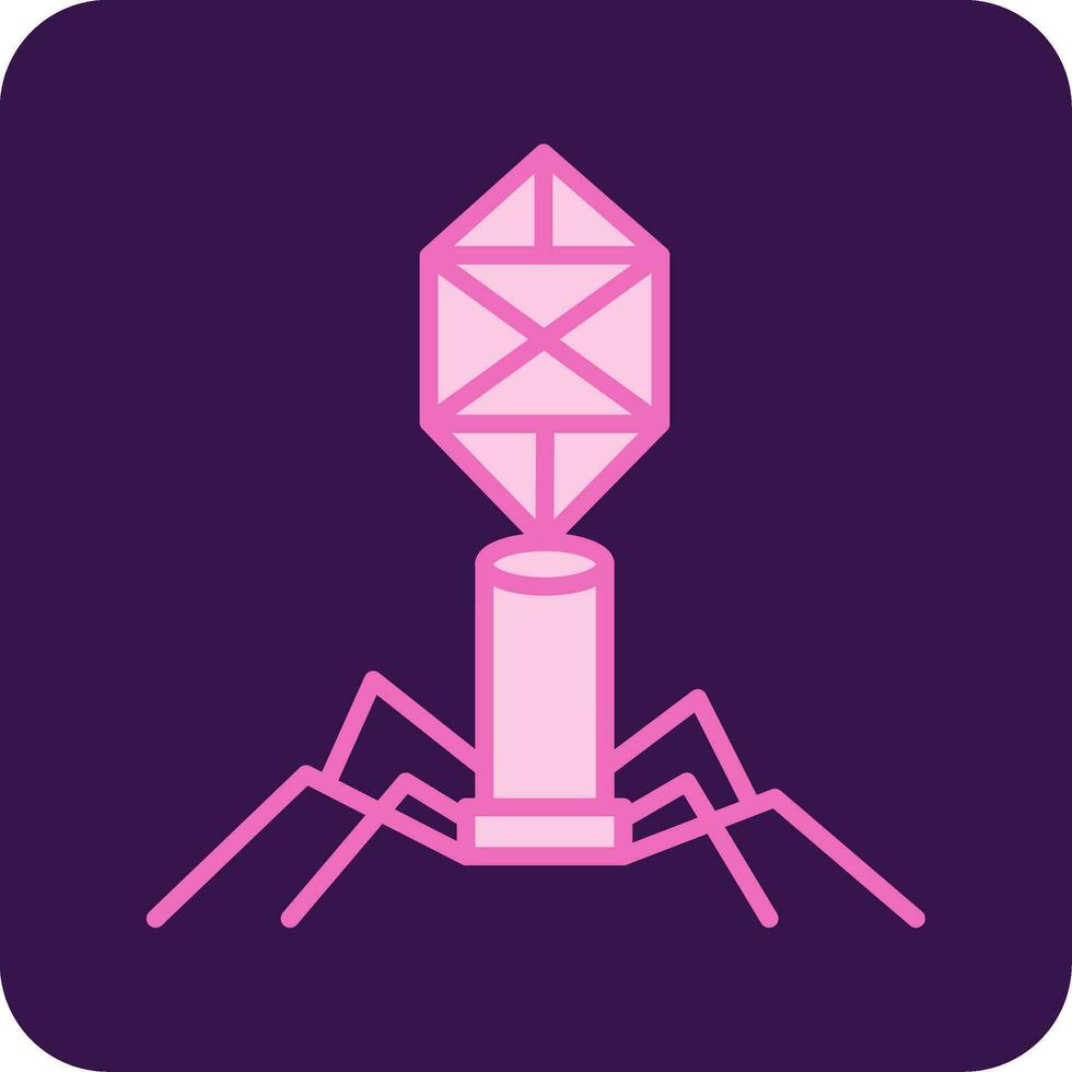 bacteriophage Vector Icon