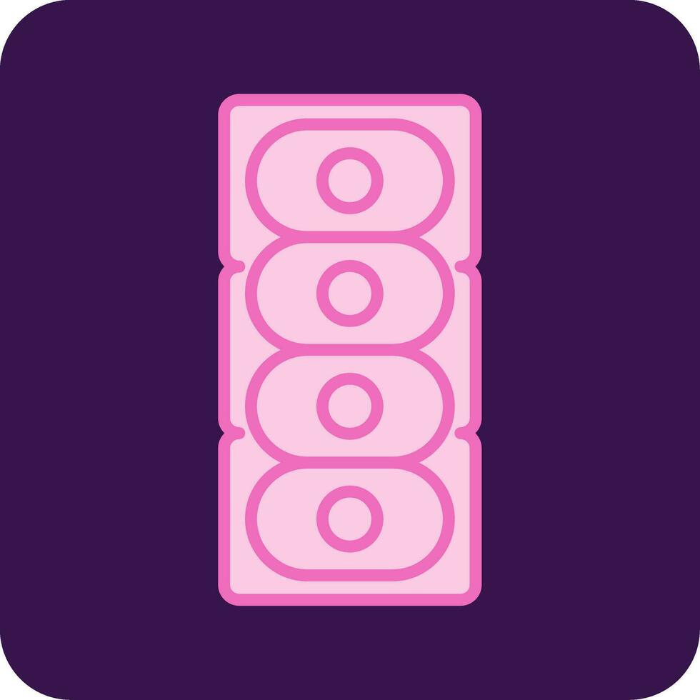 Colonial Diatom Vector Icon