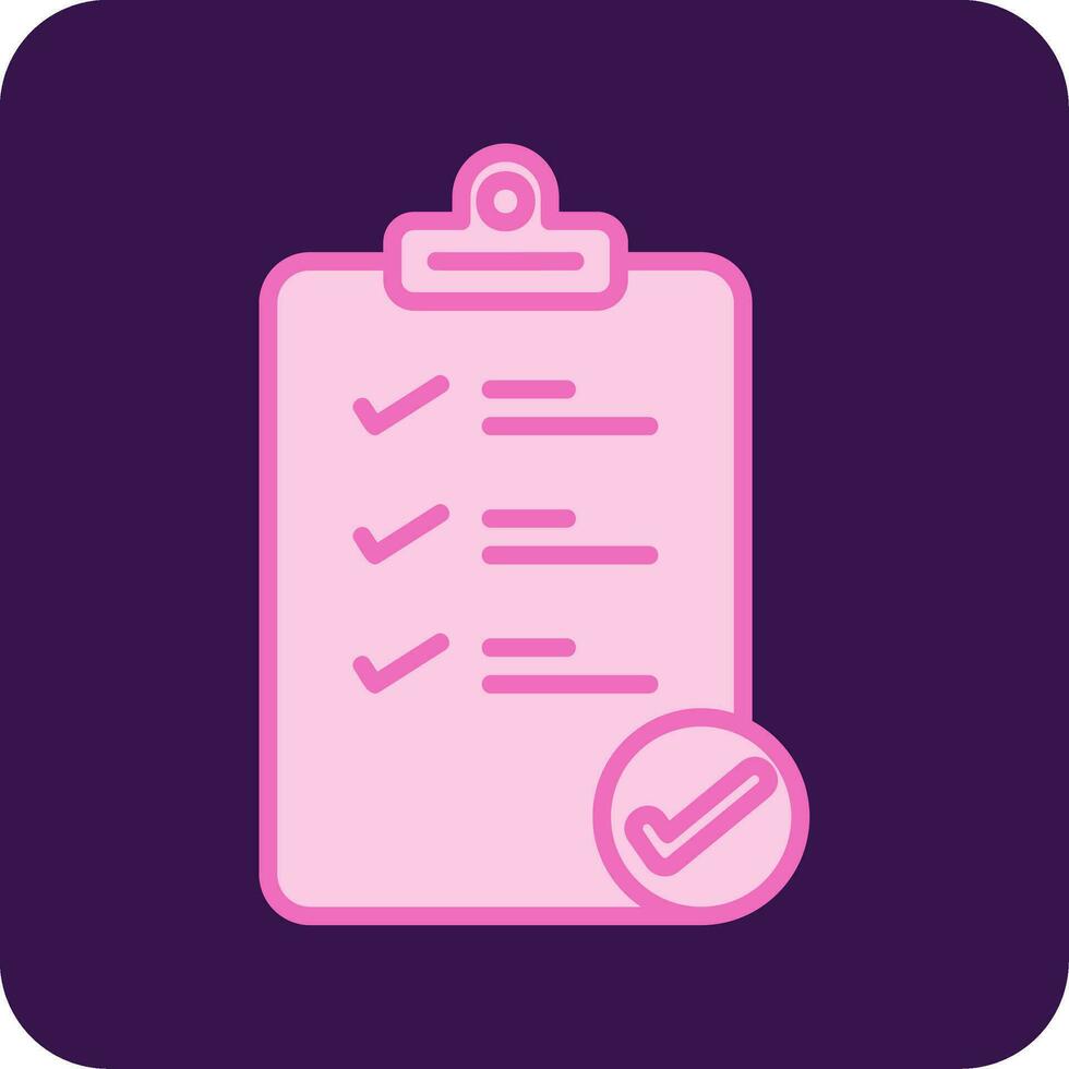 Checklist Vector Icon