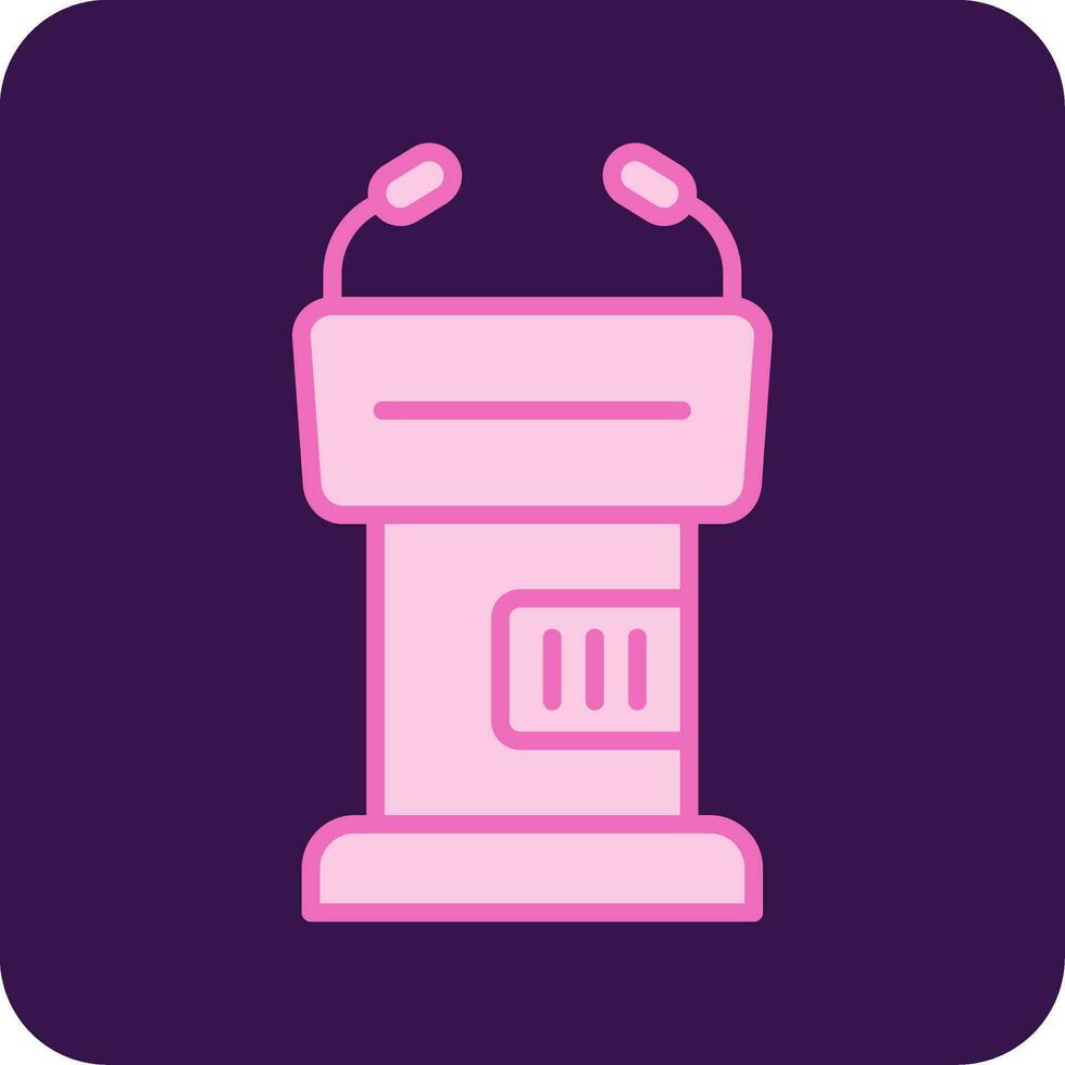 Lectern Vector Icon