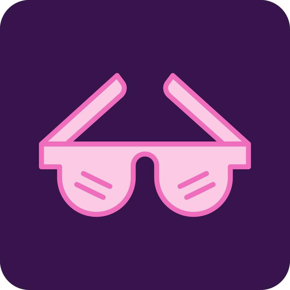 icono de vector de gafas