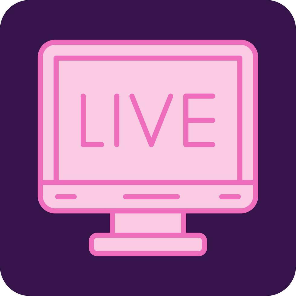 Live Vector Icon