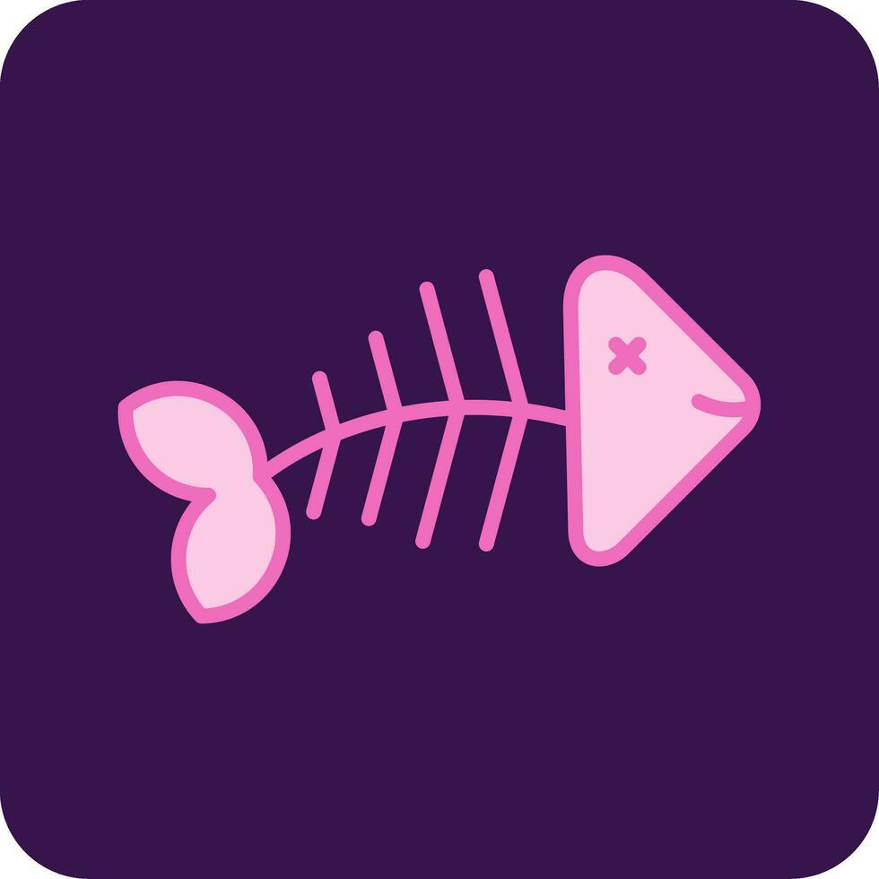 Fishbone Vector Icon