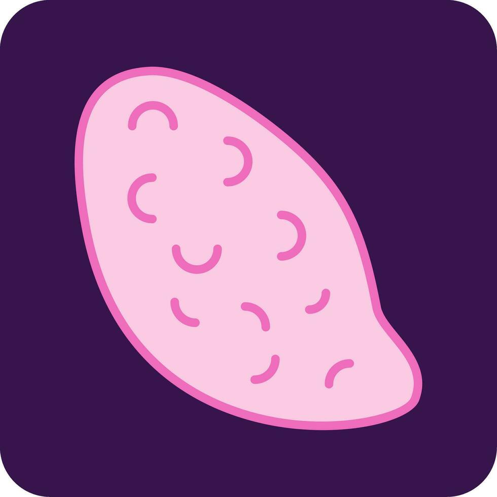 Sweet Potato Vector Icon