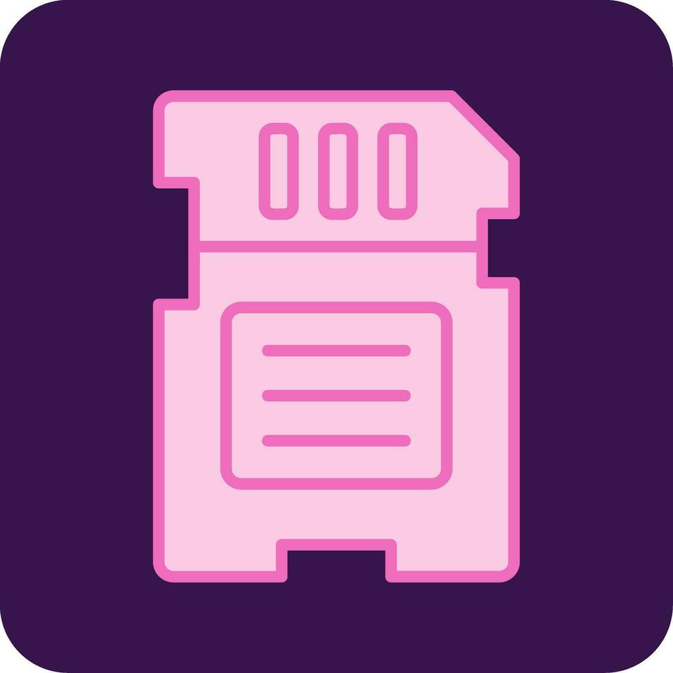 Memory Card Vector Icon