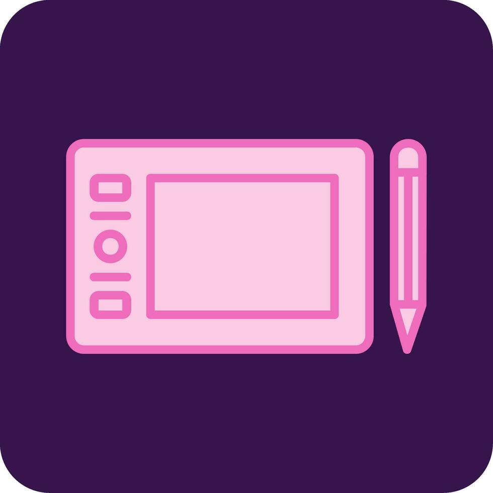 Graphic Tablet Vector Icon