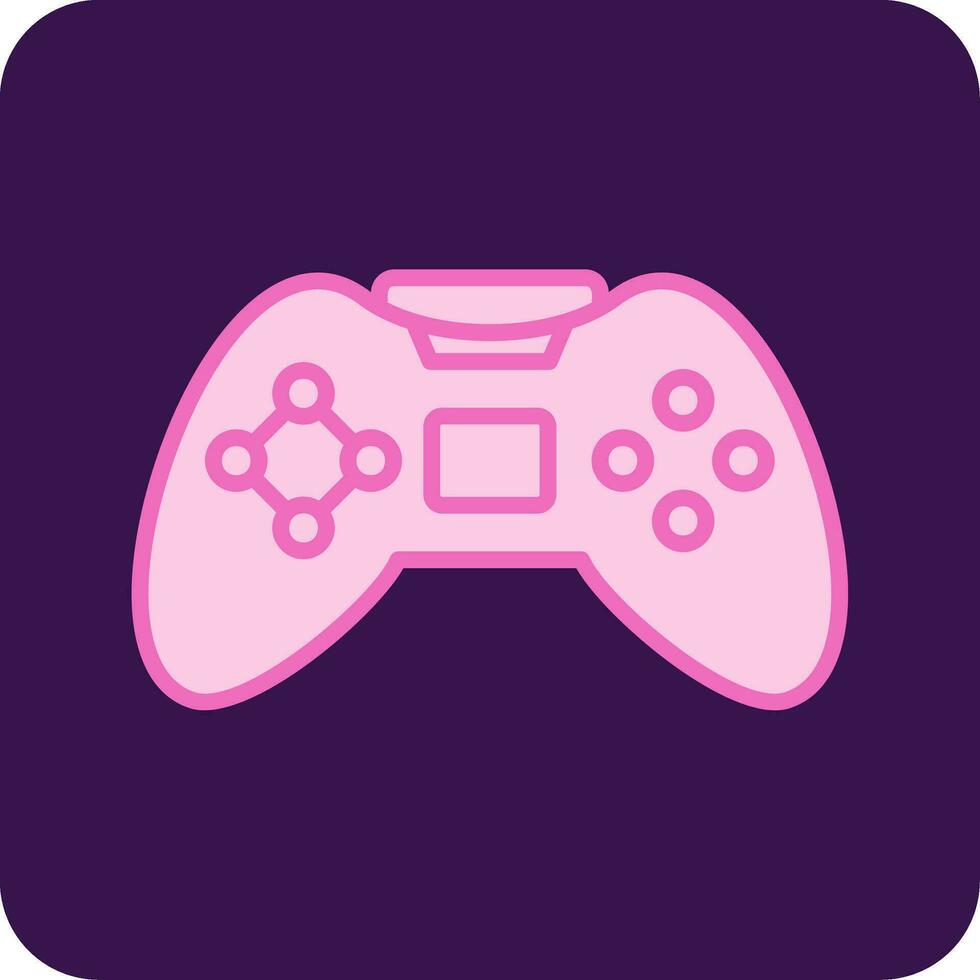 icono de vector de controlador de juego